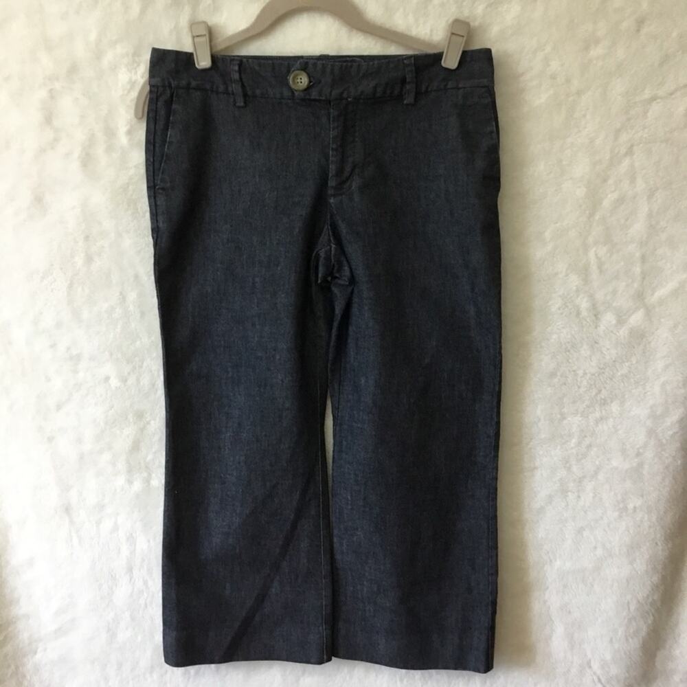 Gap Blue Wide Crop Leg Jeans